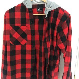 Hooded Red Flannel